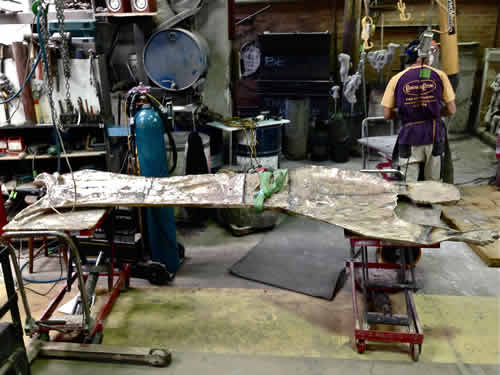 St Patrick sculpture (Confessio) – bronze welding